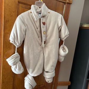 Vintage Baby Bunting Snow Suit